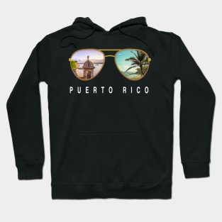 Puerto rico Sunglasses Hoodie